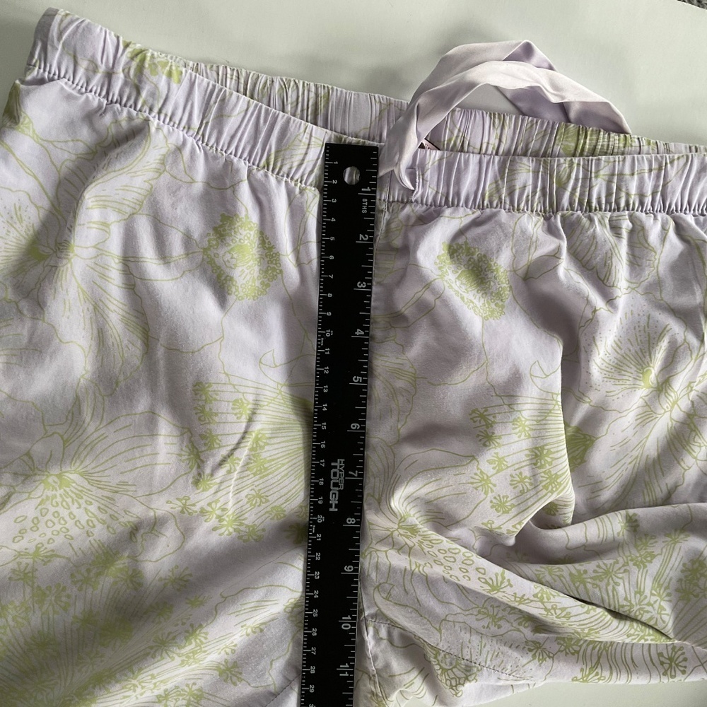Victoria's Secret PJ Pants Sz M Pastel Botanical Loungewear Sleep Comfy Relaxed - Picture 6 of 8